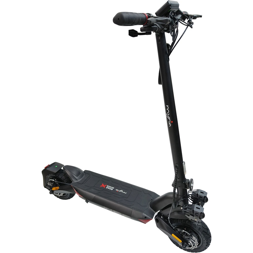 Trotineta electrica MYRIA MY7041, 10 inch, pliabila, negru