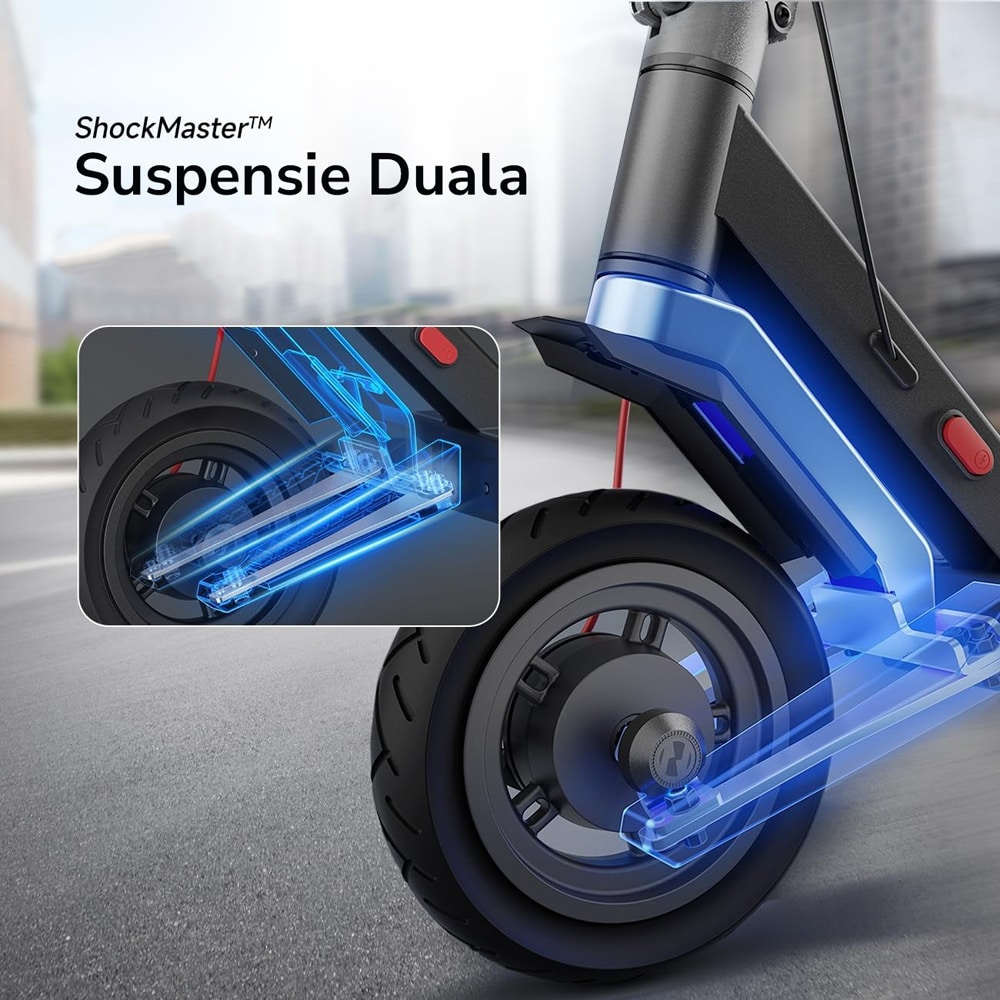 Trotineta electrica NAVEE S40, 10 inch, negru