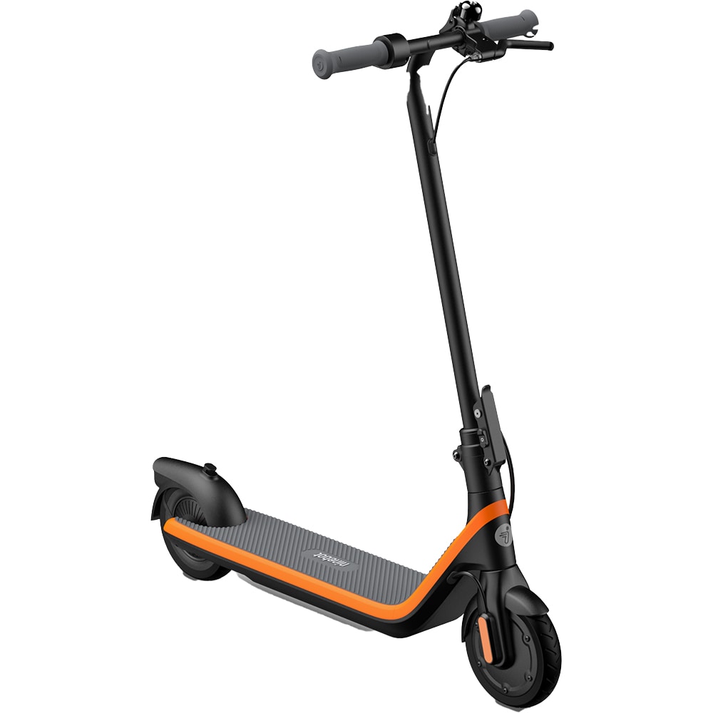 Trotineta electrica NINEBOT eKickScooter C2, 7 inch, negru-portocaliu