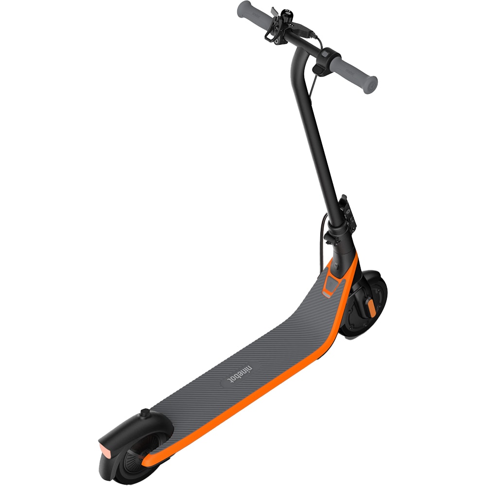 Trotineta electrica NINEBOT eKickScooter C2, 7 inch, negru-portocaliu