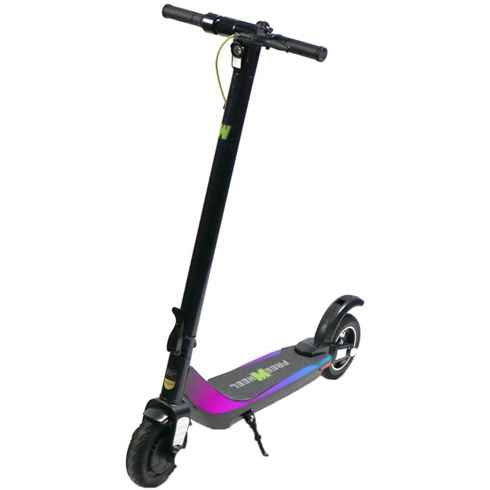 Trotineta electrica FREEWHEEL Rider T4 Light-Up, 8 inch, pliabila, negru