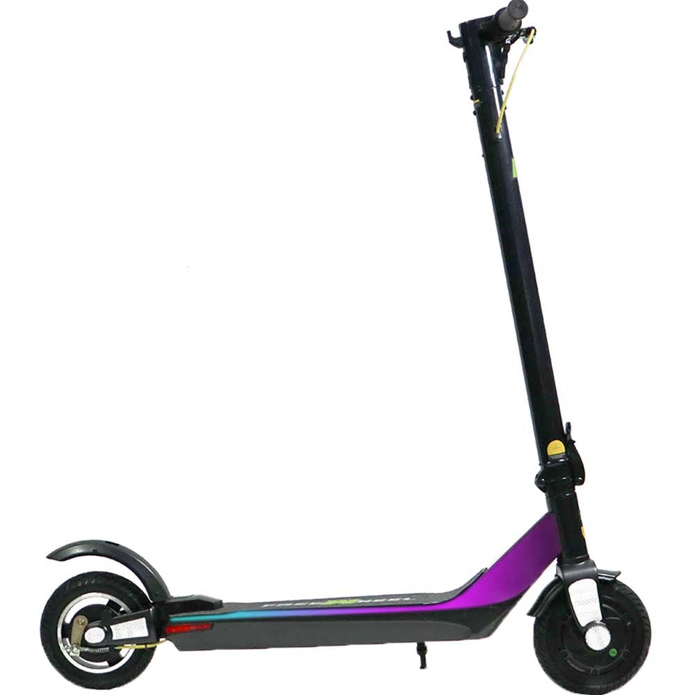 Trotineta electrica FREEWHEEL Rider T4 Light-Up, 8 inch, pliabila, negru