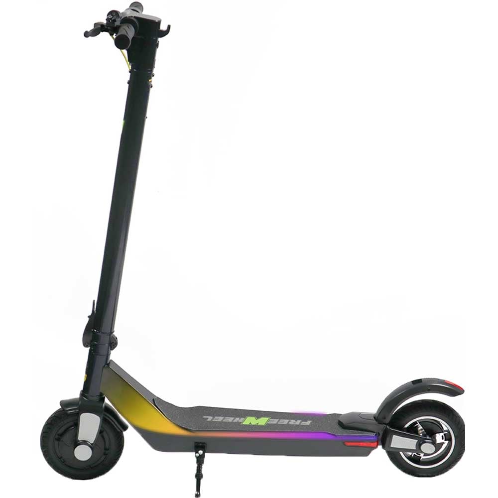 Trotineta electrica FREEWHEEL Rider T4 Light-Up, 8 inch, pliabila, negru
