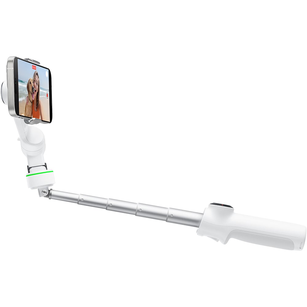 Stabilizator imagine Gimbal INSTA360 Flow 2 Pro Crator Kit, Bluetooth, 3 axe, 1100mAh, alb