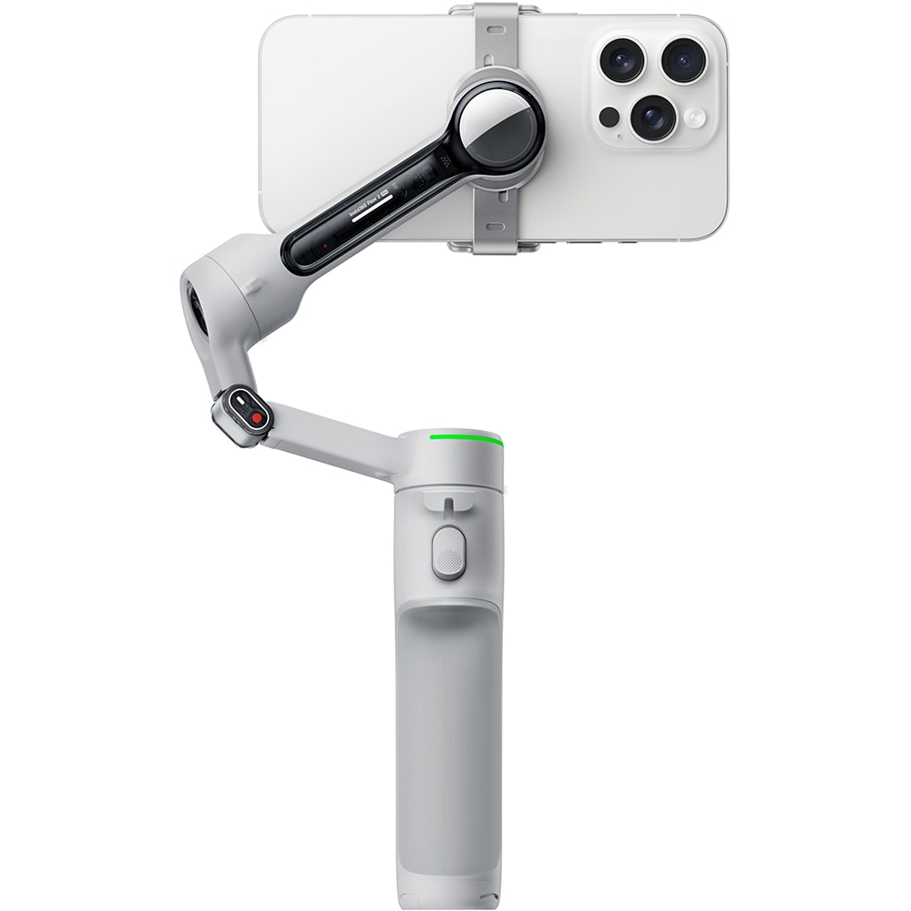 Stabilizator imagine Gimbal INSTA360 Flow 2 Pro Creator Kit, Bluetooth, 3 axe, 1100mAh, gri