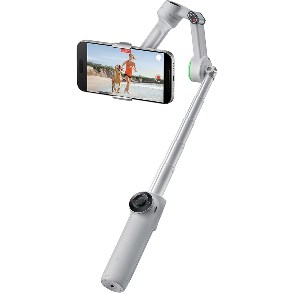 Stabilizator imagine Gimbal INSTA360 Flow 2 Pro Creator Kit, Bluetooth, 3 axe, 1100mAh, gri