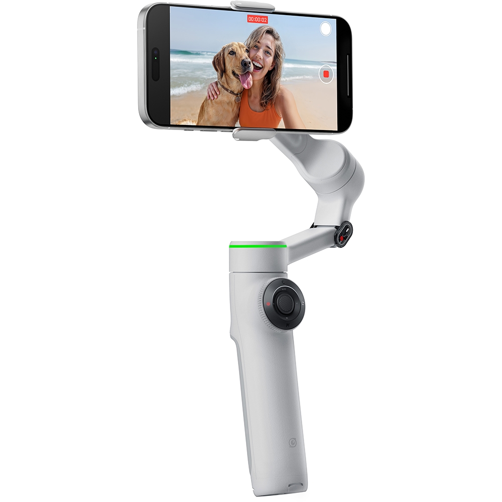 Stabilizator imagine Gimbal INSTA360 Flow 2 Pro Creator Kit, Bluetooth, 3 axe, 1100mAh, gri