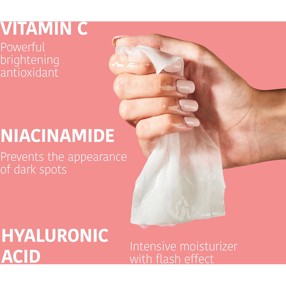Masca de fata IROHA Illuminating Vitamina C, Acid Hialuronic, 1 x 20ml