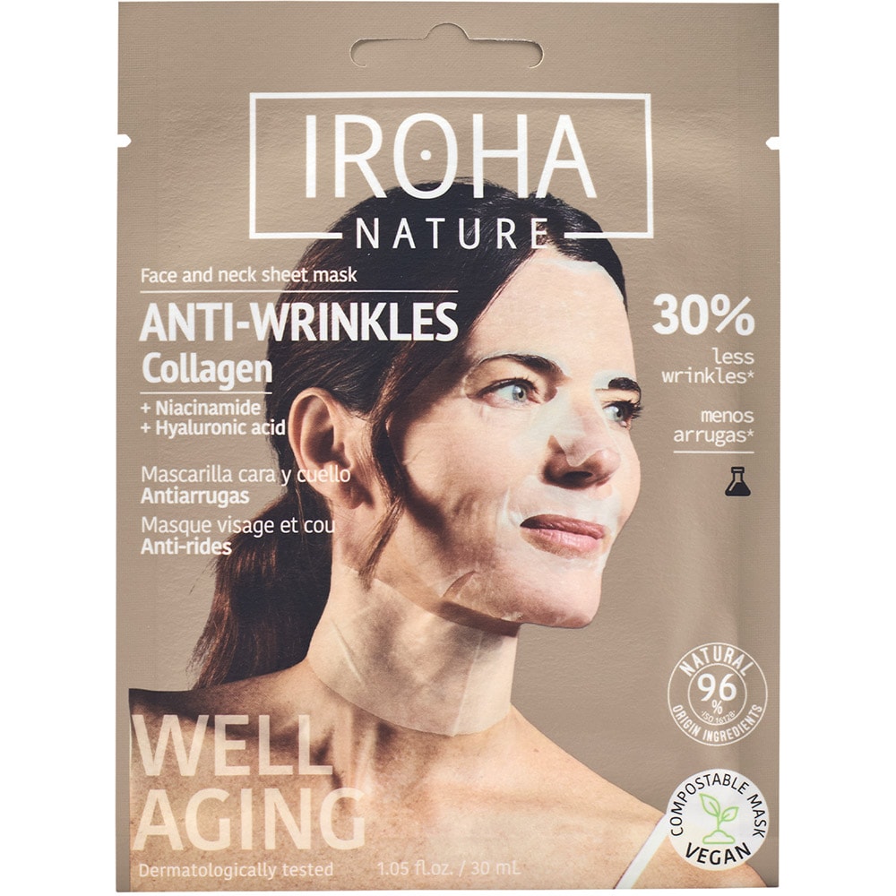 Masca de fata IROHA Anti-age Collagen, 1x 30ml