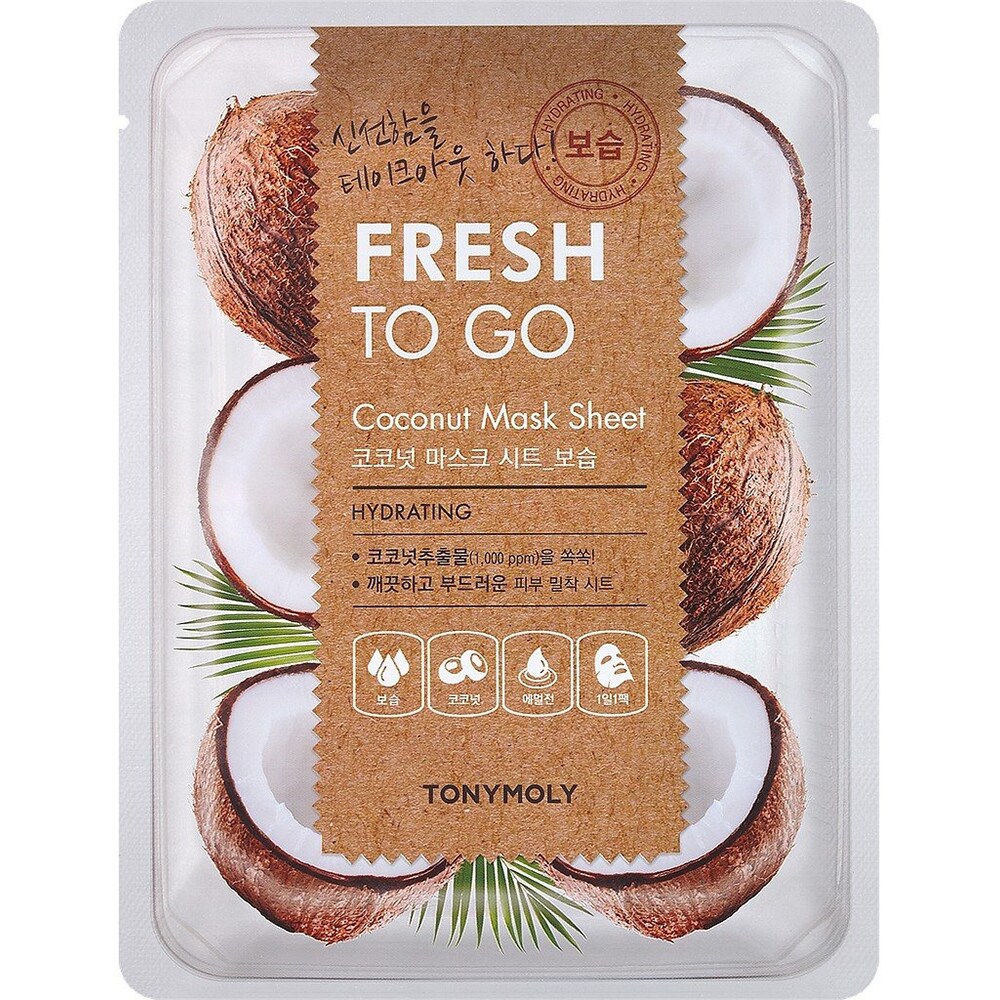 Masca de fata TONYMOLY Fresh To Go Coconut, 25g