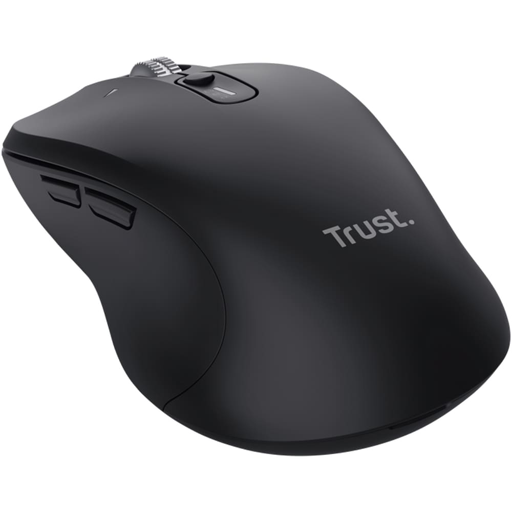 Mouse Wireless TRUST Ferro Hyperwheel, 3200 dpi, negru