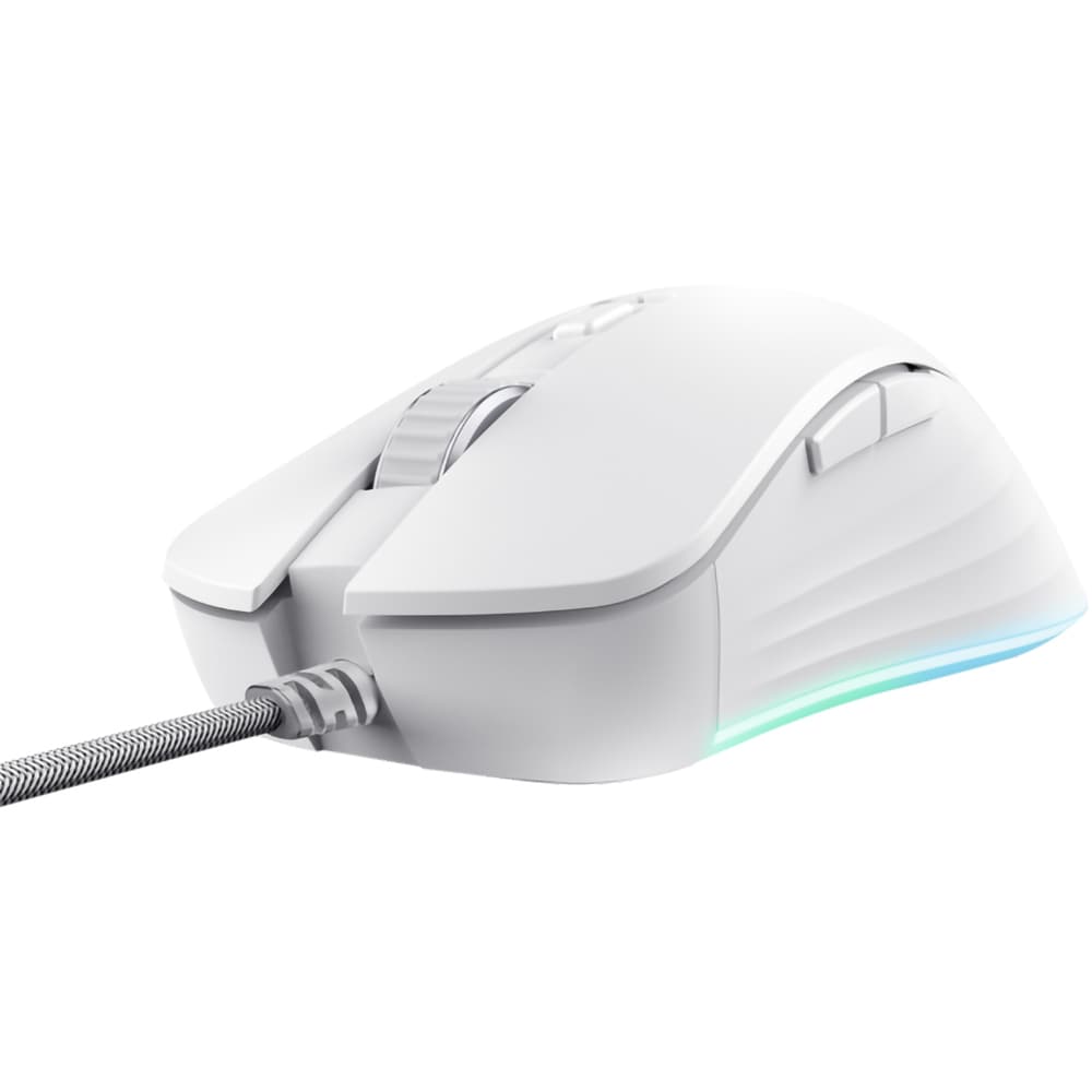 Mouse Gaming TRUST GXT924W Ybar+, 25600 dpi, alb