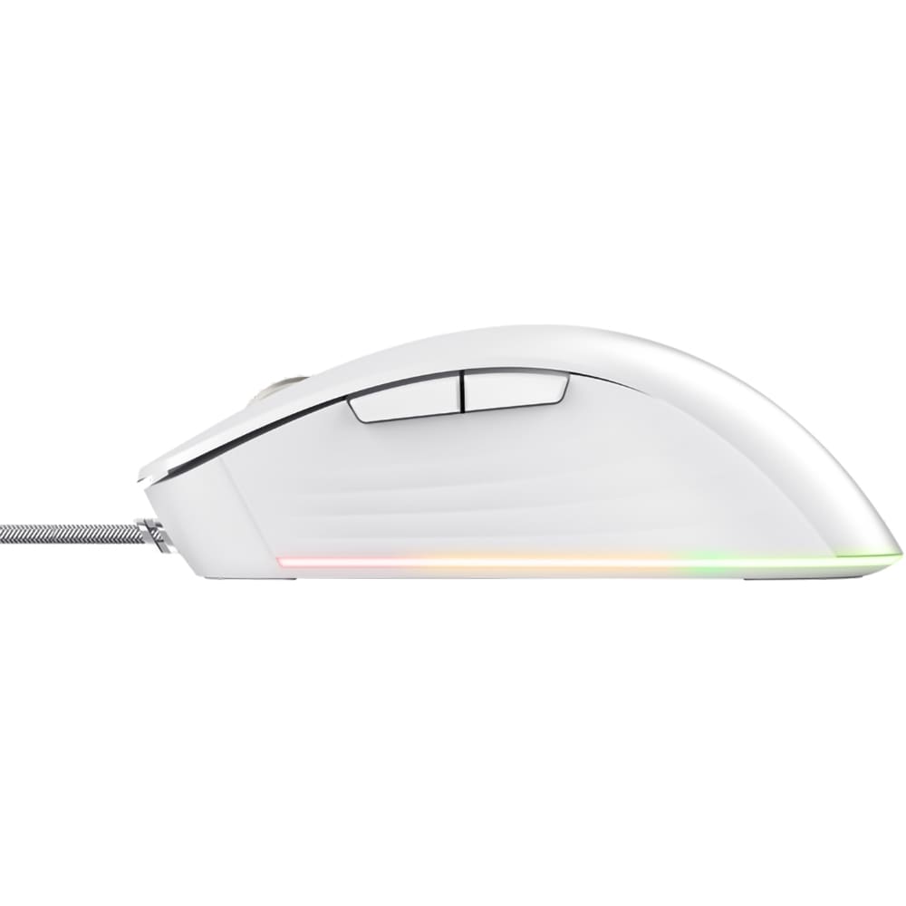 Mouse Gaming TRUST GXT924W Ybar+, 25600 dpi, alb