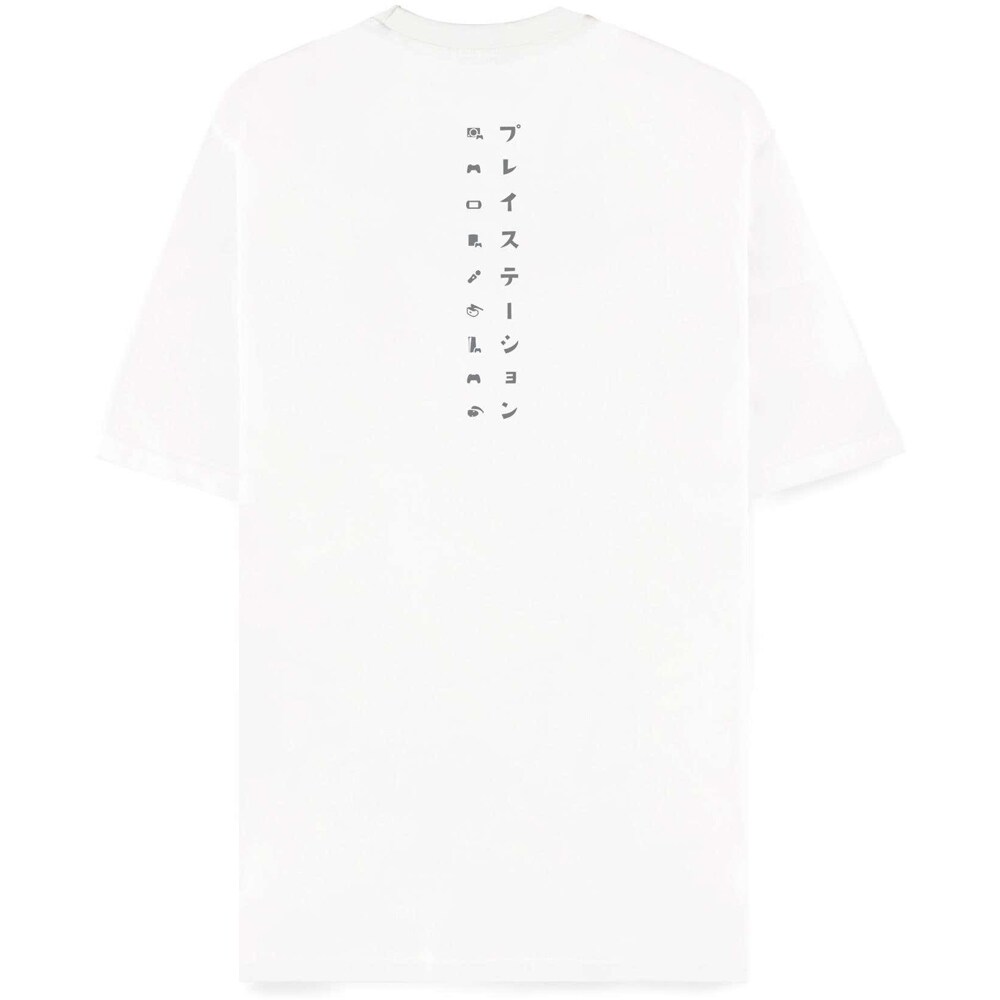 Tricou barbati PLAYSTATION, marimea S, alb