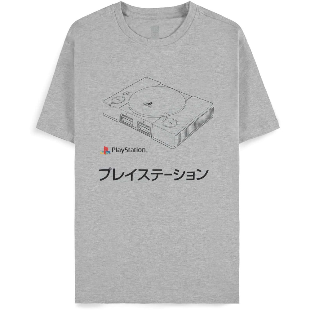 Tricou barbati PLAYSTATION O.G. Console, marimea M, gri