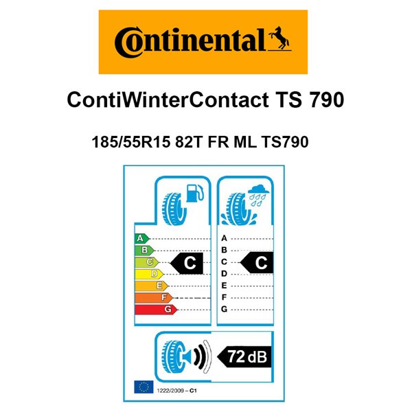 Anvelopa iarna CONTINENTAL ContiWinterContact TS 790 185/55/15, 82T