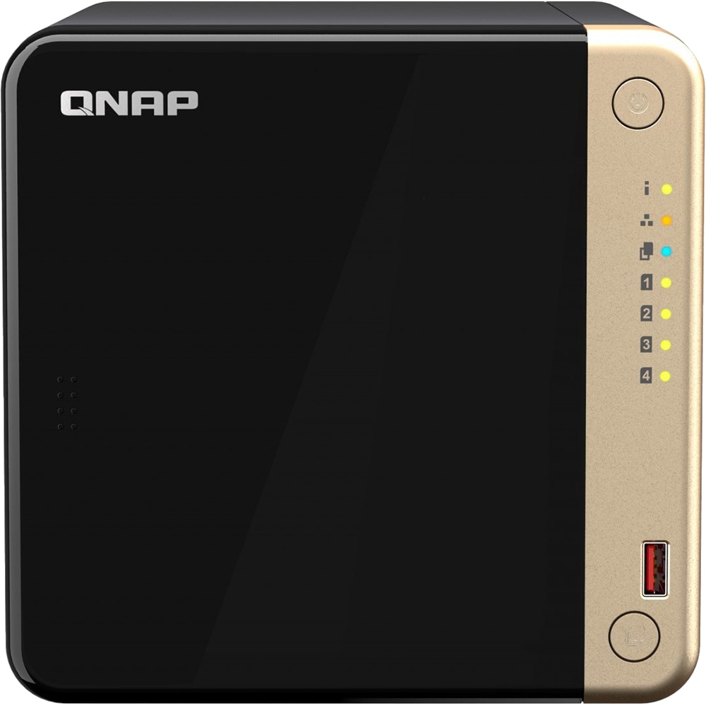 Network Attached Storage QNAP TS-464-8G, 2.9GHz, 8GB, 4-Bays, negru