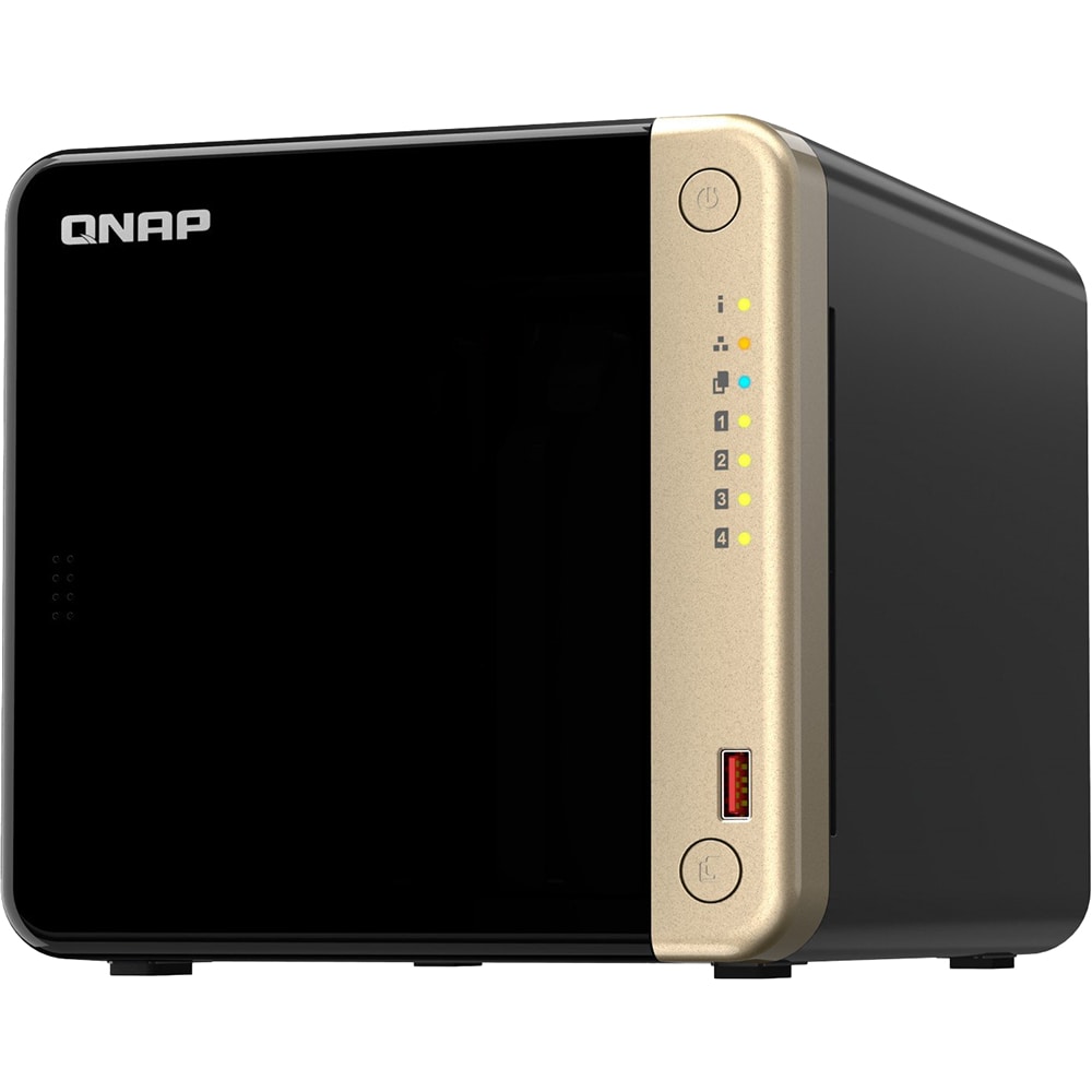 Network Attached Storage QNAP TS-464-8G, 2.9GHz, 8GB, 4-Bays, negru