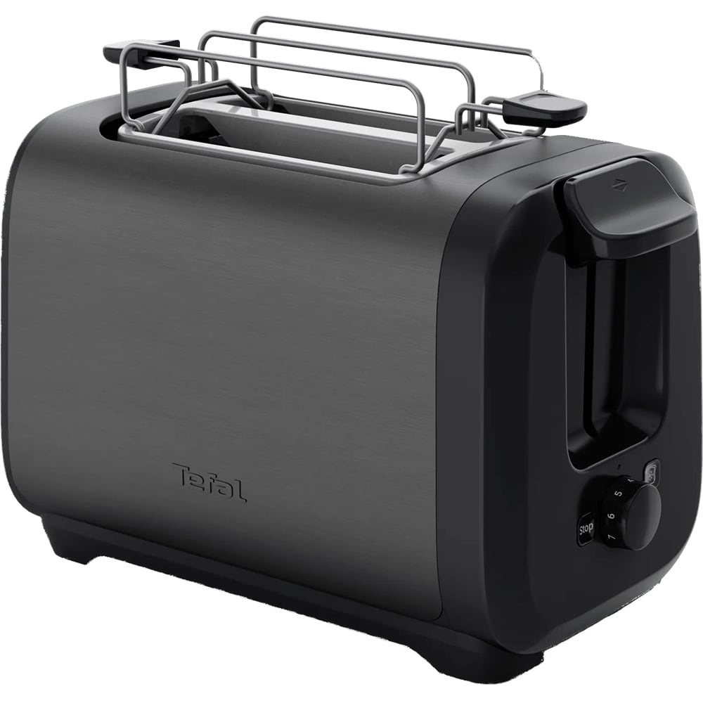 Prajitor de paine TEFAL Subito TT5S18E0, 2 felii, 1200W, gri antracit-negru