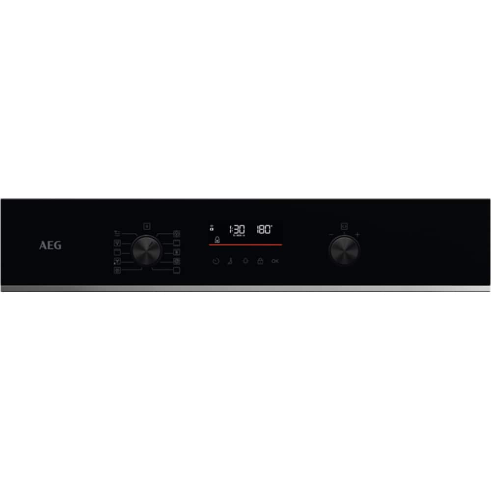 Cuptor incorporabil AEG SurroundCook TU5PB431SB, Electric, Autocuratare pirolitica, 72 l, Clasa A++, Wi-Fi, negru