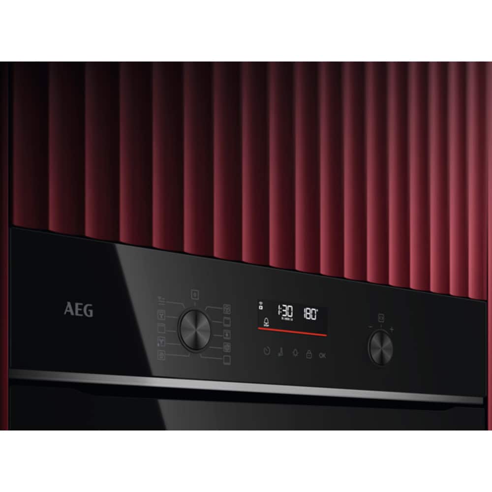 Cuptor incorporabil AEG SurroundCook TU5PB431SB, Electric, Autocuratare pirolitica, 72 l, Clasa A++, Wi-Fi, negru