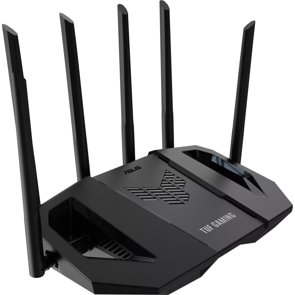 Router Wireless Gigabit ASUS TUF Gaming BE6500, Wi-Fi 7, Dual Band 688 + 5764 Mbps, USB 3.2, negru