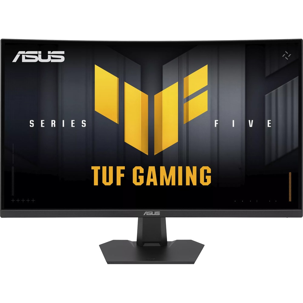 Monitor Gaming curbat LED Fast VA ASUS TUF VG27VQM5F, 27", Full HD, 280Hz, FreeSync Premium, boxe, negru