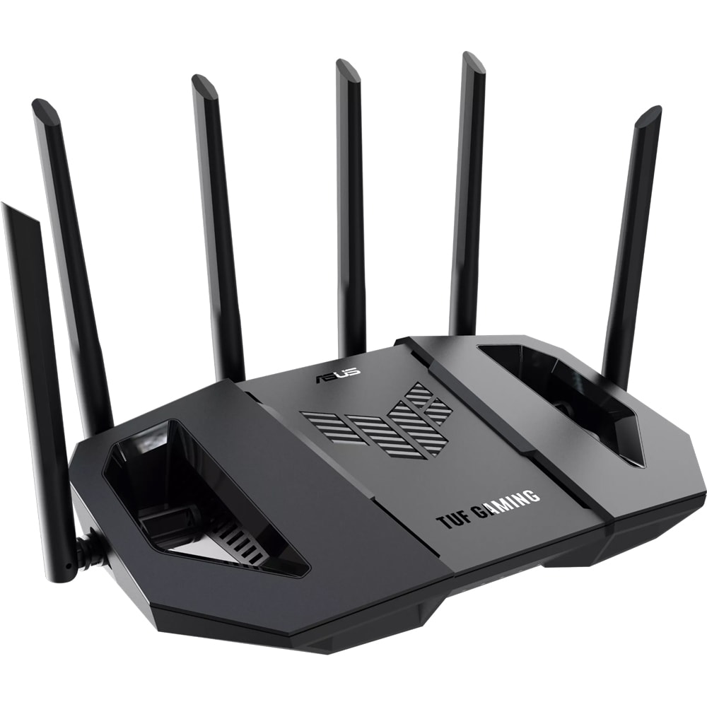 Router Wireless Gigabit ASUS TUF Gaming BE9400, Wi-Fi 7, Tri-Band 688 + 2882 + 5764 Mbps, USB 3.2, negru