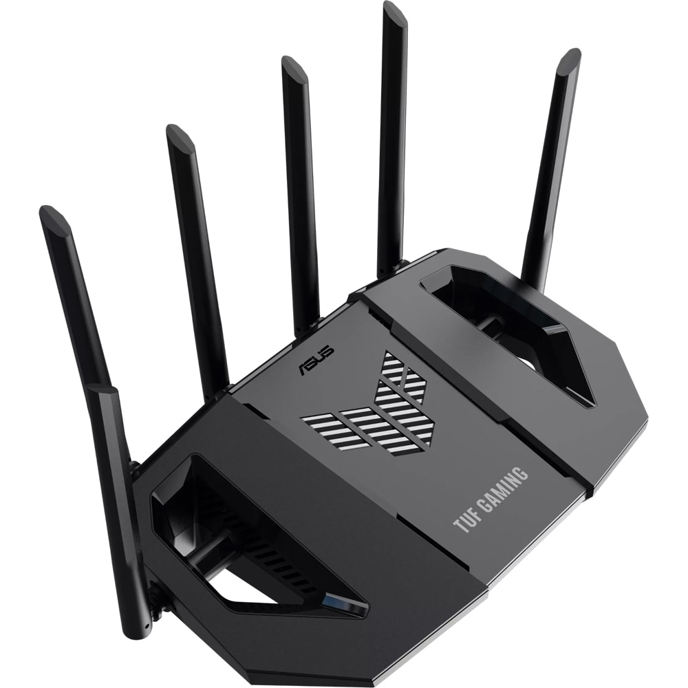 Router Wireless Gigabit ASUS TUF Gaming BE9400, Wi-Fi 7, Tri-Band 688 + 2882 + 5764 Mbps, USB 3.2, negru
