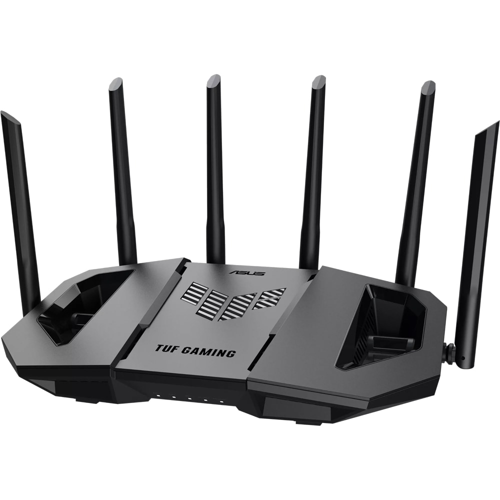 Router Wireless Gigabit ASUS TUF Gaming BE9400, Wi-Fi 7, Tri-Band 688 + 2882 + 5764 Mbps, USB 3.2, negru