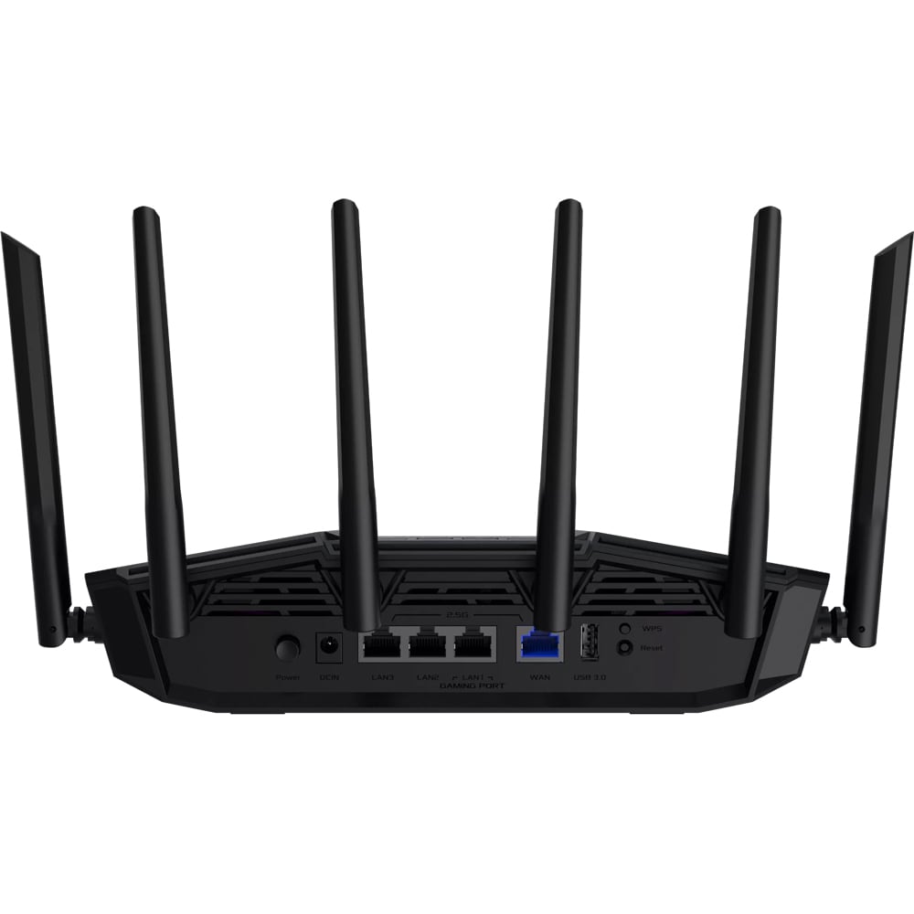 Router Wireless Gigabit ASUS TUF Gaming BE9400, Wi-Fi 7, Tri-Band 688 + 2882 + 5764 Mbps, USB 3.2, negru