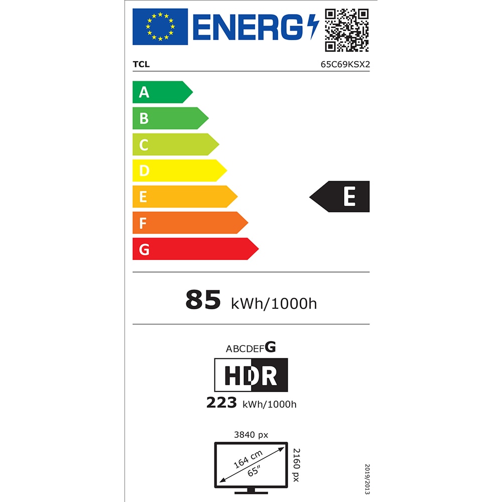 Televizor MiniLed Smart TCL 65C69KS, Ultra HD 4K, HDR, 164cm