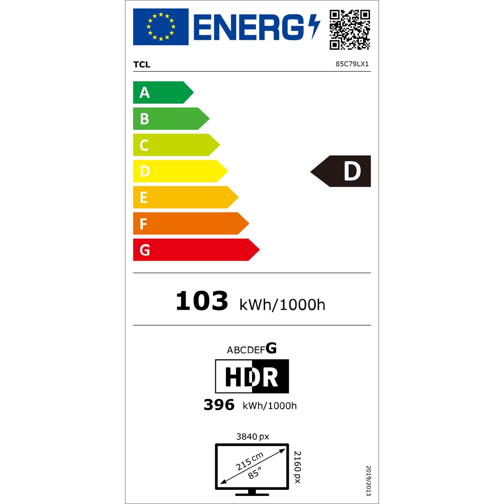 Televizor SQD MiniLed Smart TCL 85C79L, Ultra HD 4K, 215cm