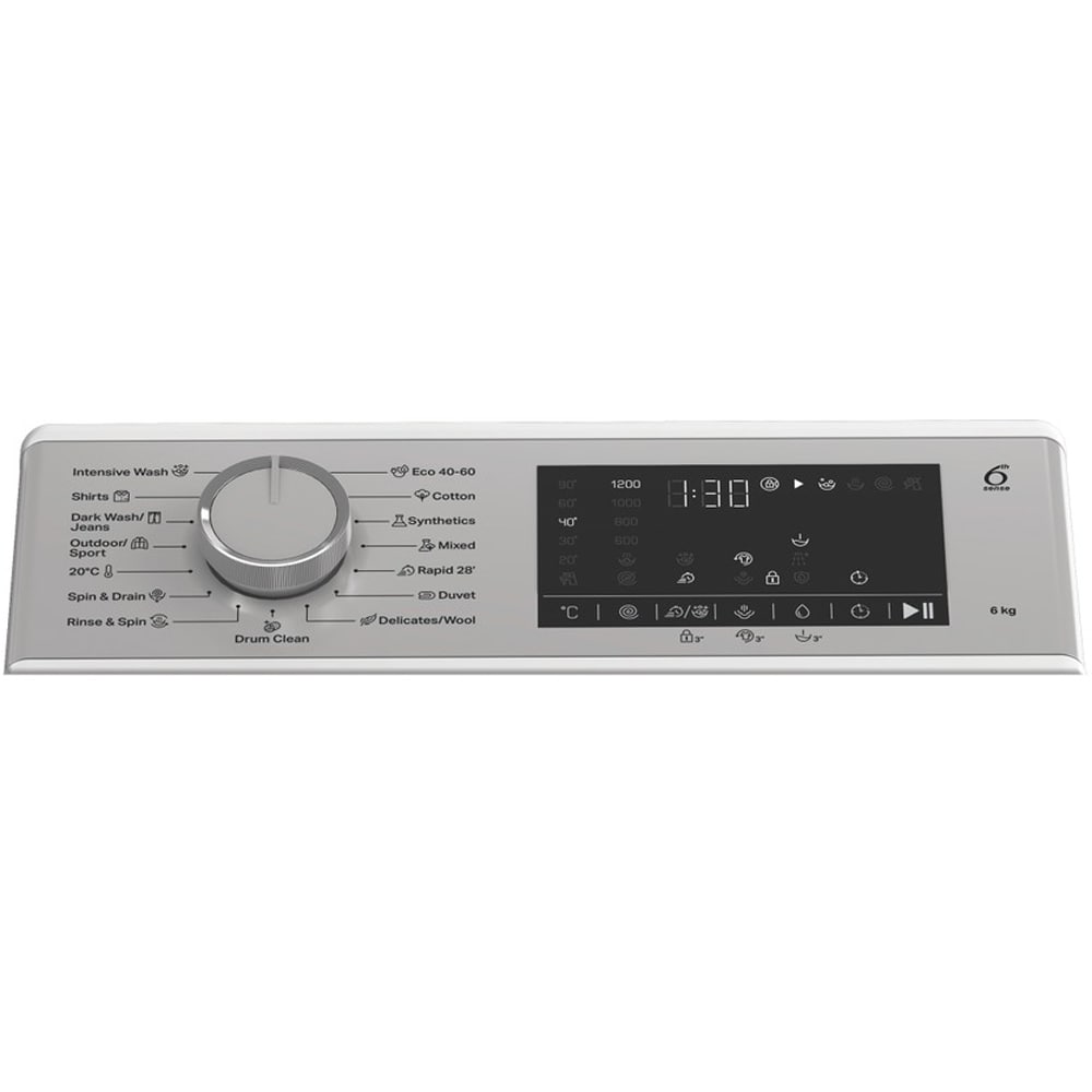 Masina de spalat rufe verticala WHIRLPOOL TW621DSFCEE, 6 kg, 1200rpm, Clasa A, alb