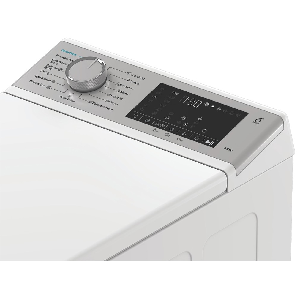 Masina de spalat rufe verticala WHIRLPOOL TW6521DSSWEE, 6.5 kg, 1200rpm, Clasa A, alb