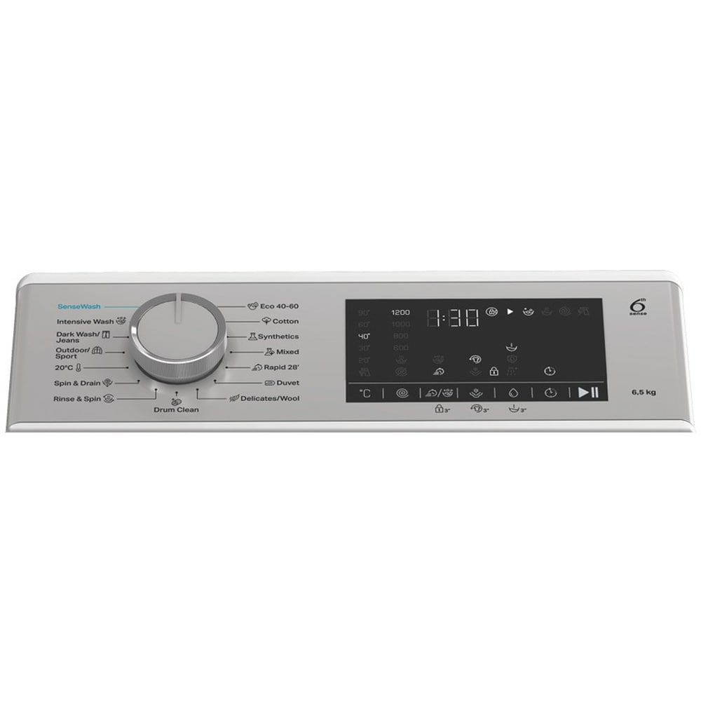 Masina de spalat rufe verticala WHIRLPOOL TW6521DSSWEE, 6.5 kg, 1200rpm, Clasa A, alb