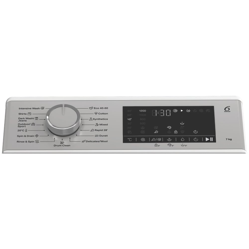 Masina de spalat rufe verticala WHIRLPOOL TW721DSFCEE, 7 kg, 1200rpm, Clasa A, alb