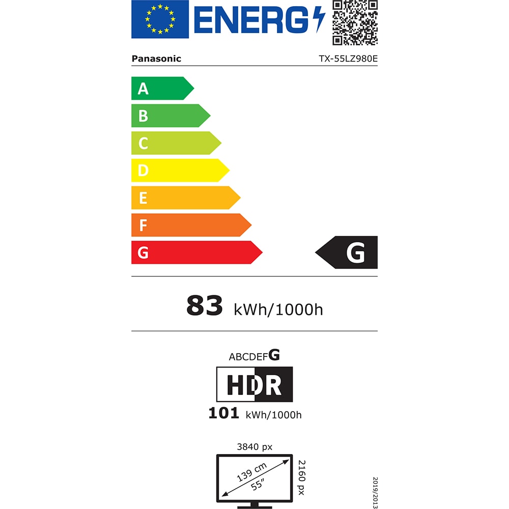 Televizor OLED Smart PANASONIC TX-55LZ980E, Ultra HD 4K, 139cm