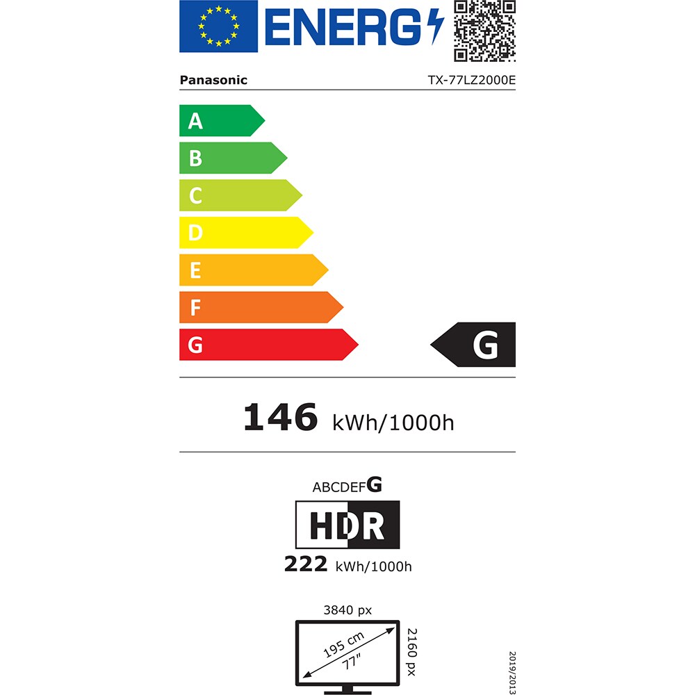 Televizor OLED Smart PANASONIC TX-77LZ2000E, Ultra HD 4K, 195cm