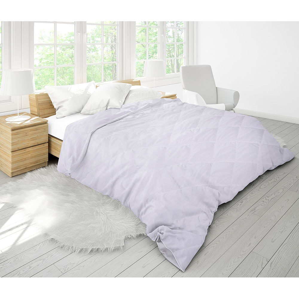 Pilota ALCAM, microfibra, 200 x 220 cm, alb