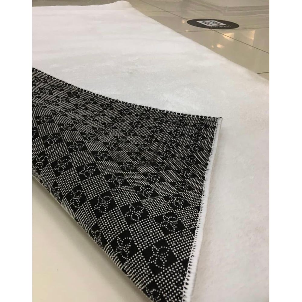 Covor living / dormitor Deco 1, 120 x 200 cm, acril, alb