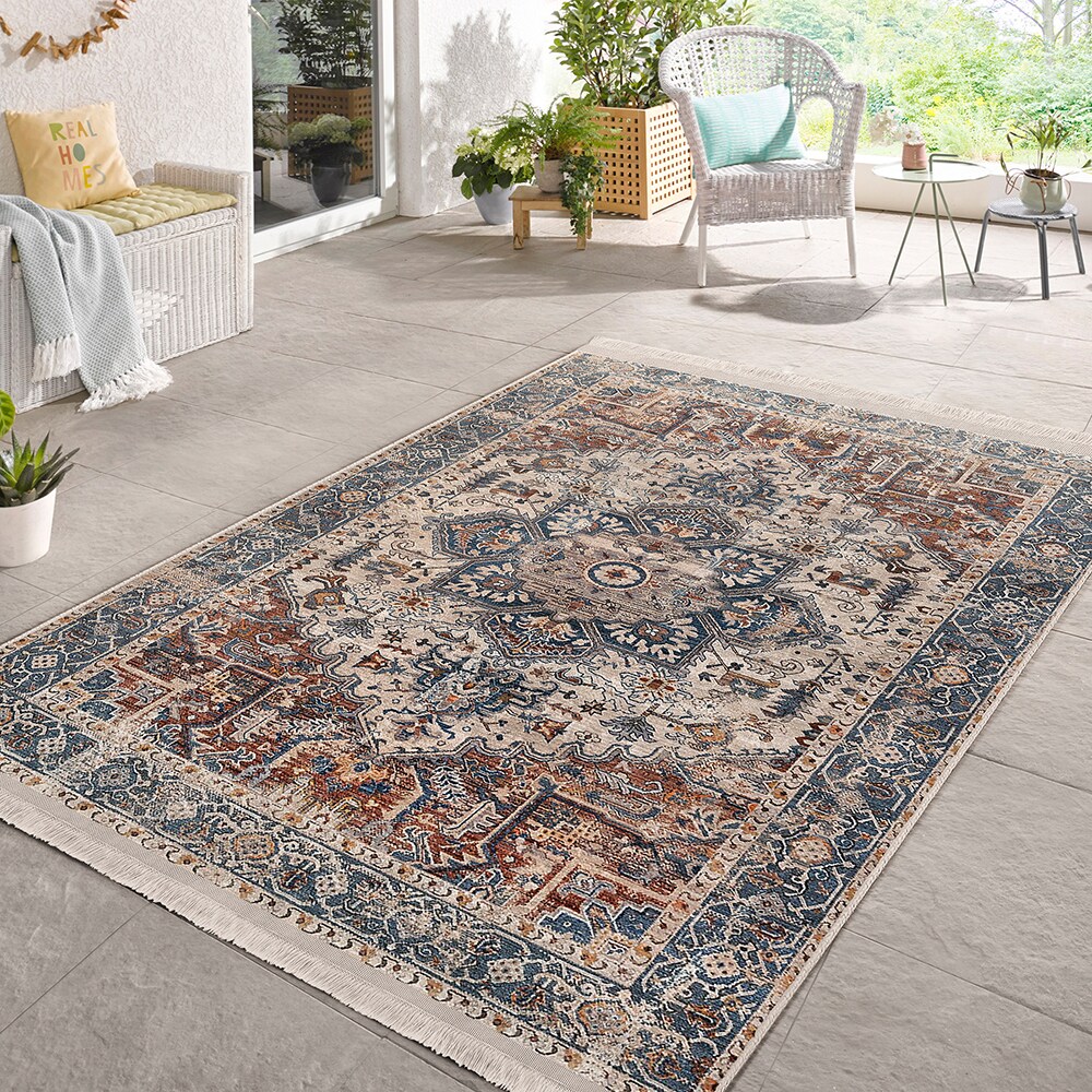 Covor living / dormitor Unique Luxury, 80 x 150 cm, poliester, multicolor
