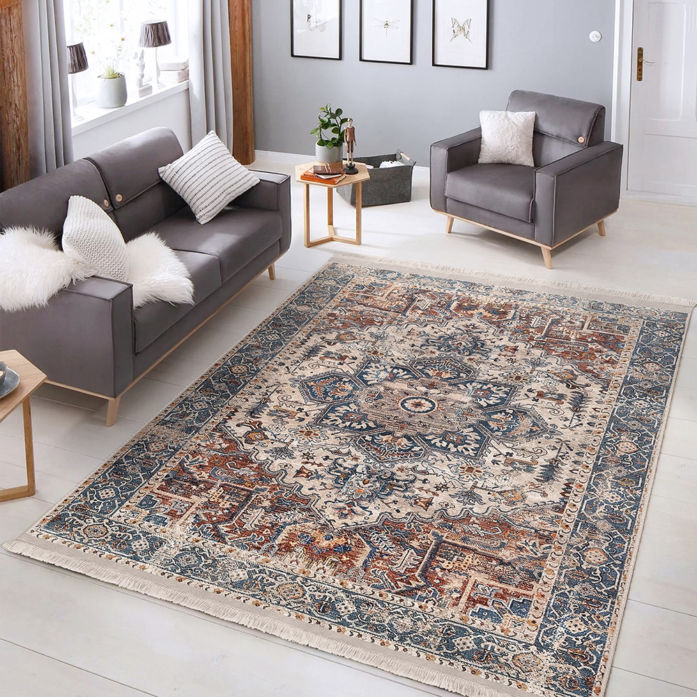 Covor living / dormitor Unique Luxury, 80 x 150 cm, poliester, multicolor