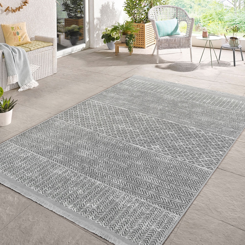 Covor living / dormitor Unique Kids, 80 x 150 cm, poliester, gri