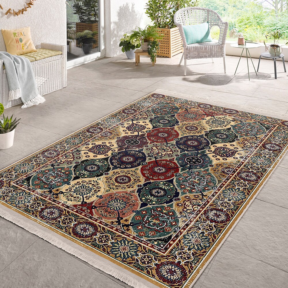 Covor living / dormitor Unique Orient, 120 x 180 cm, poliester, multicolor