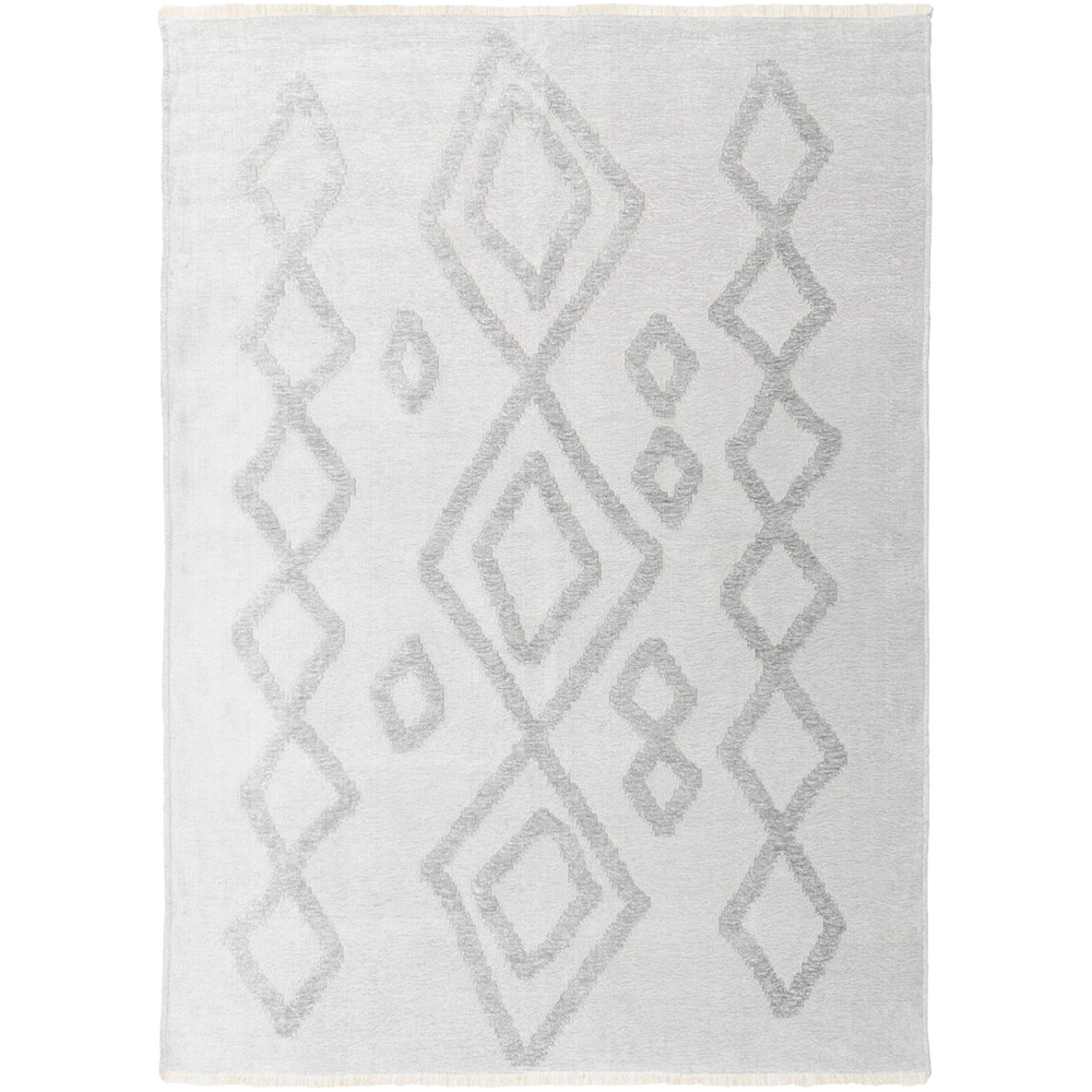 Covor living / dormitor Leo, 80 x 150 cm, bumbac, gri