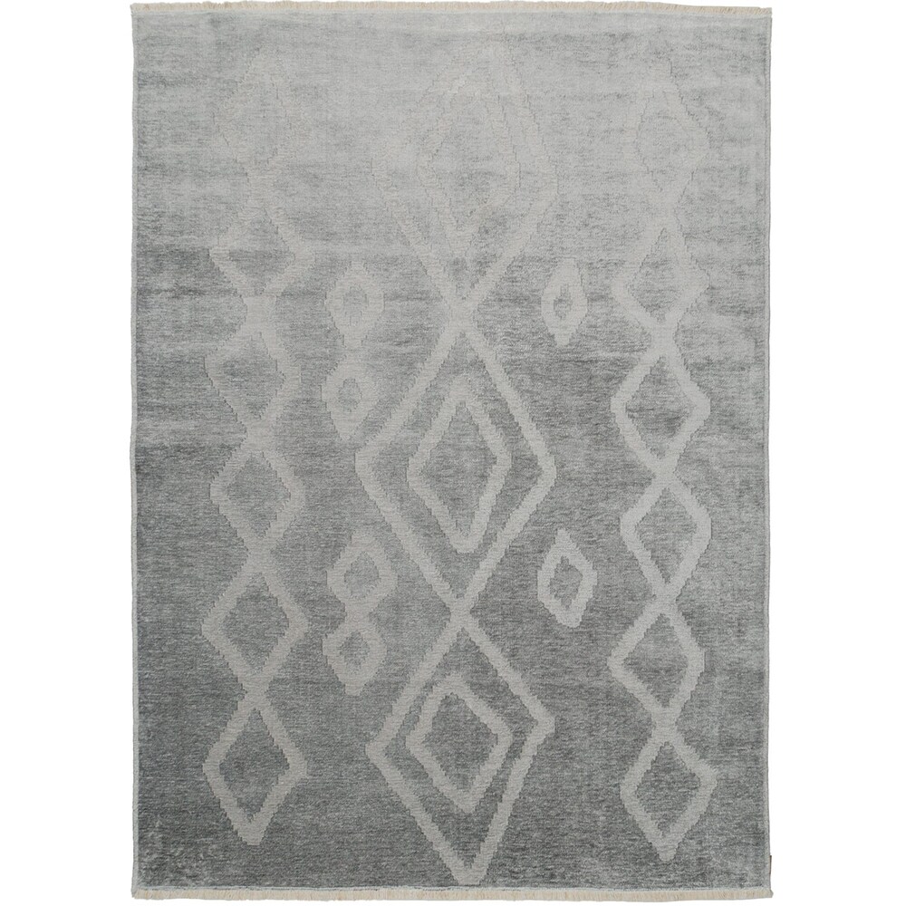 Covor living / dormitor Leo, 80 x 150 cm, bumbac, gri