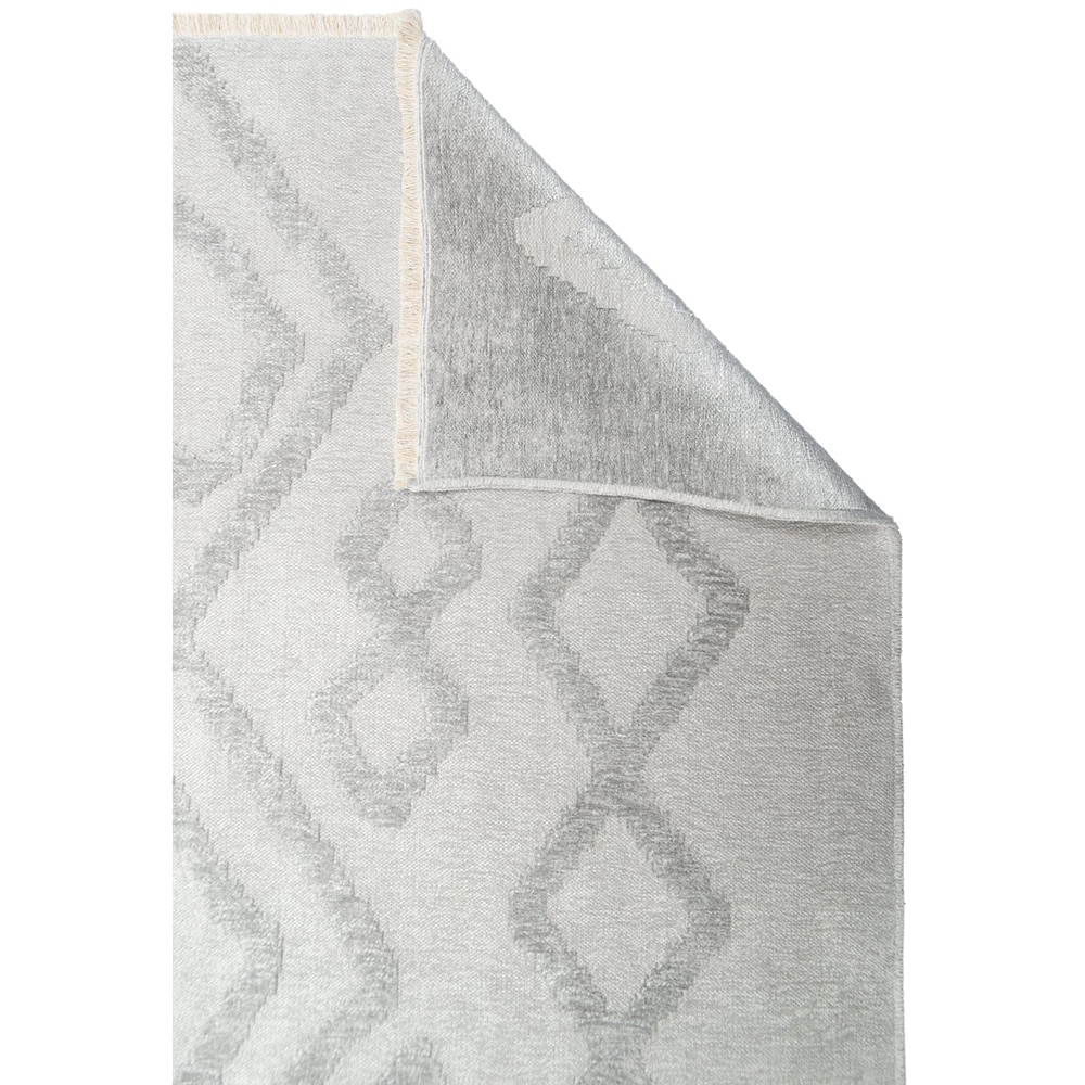 Covor living / dormitor Leo, 80 x 150 cm, bumbac, gri