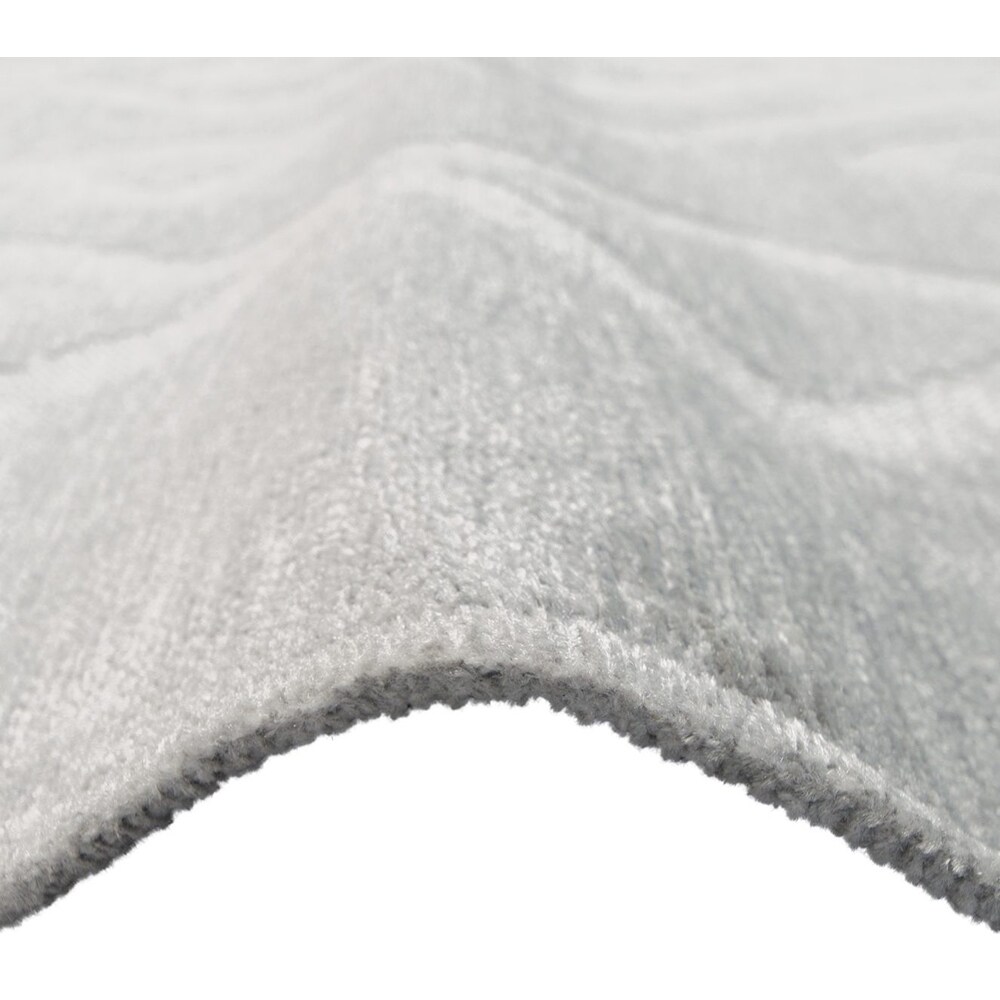 Covor living / dormitor Leo, 80 x 150 cm, bumbac, gri