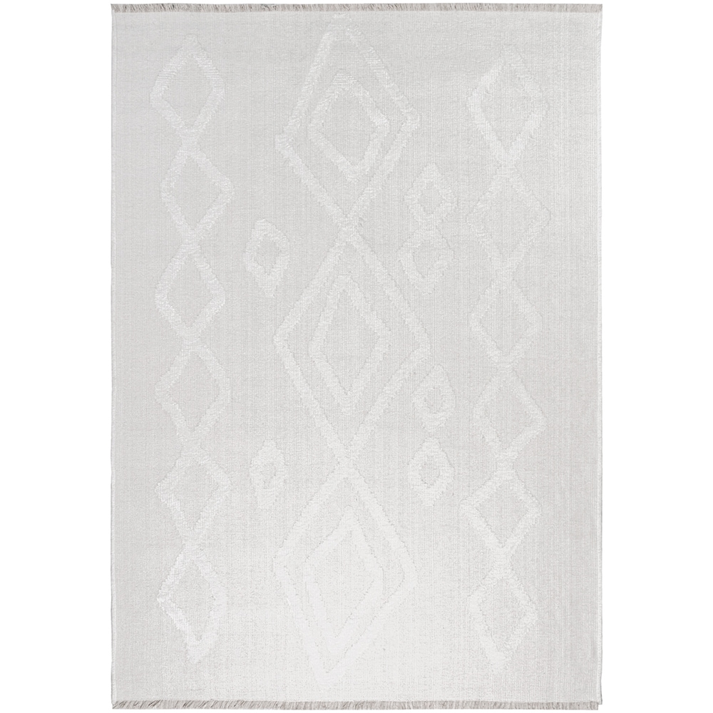 Covor living / dormitor Leo, 100 x 200 cm, bumbac, gri